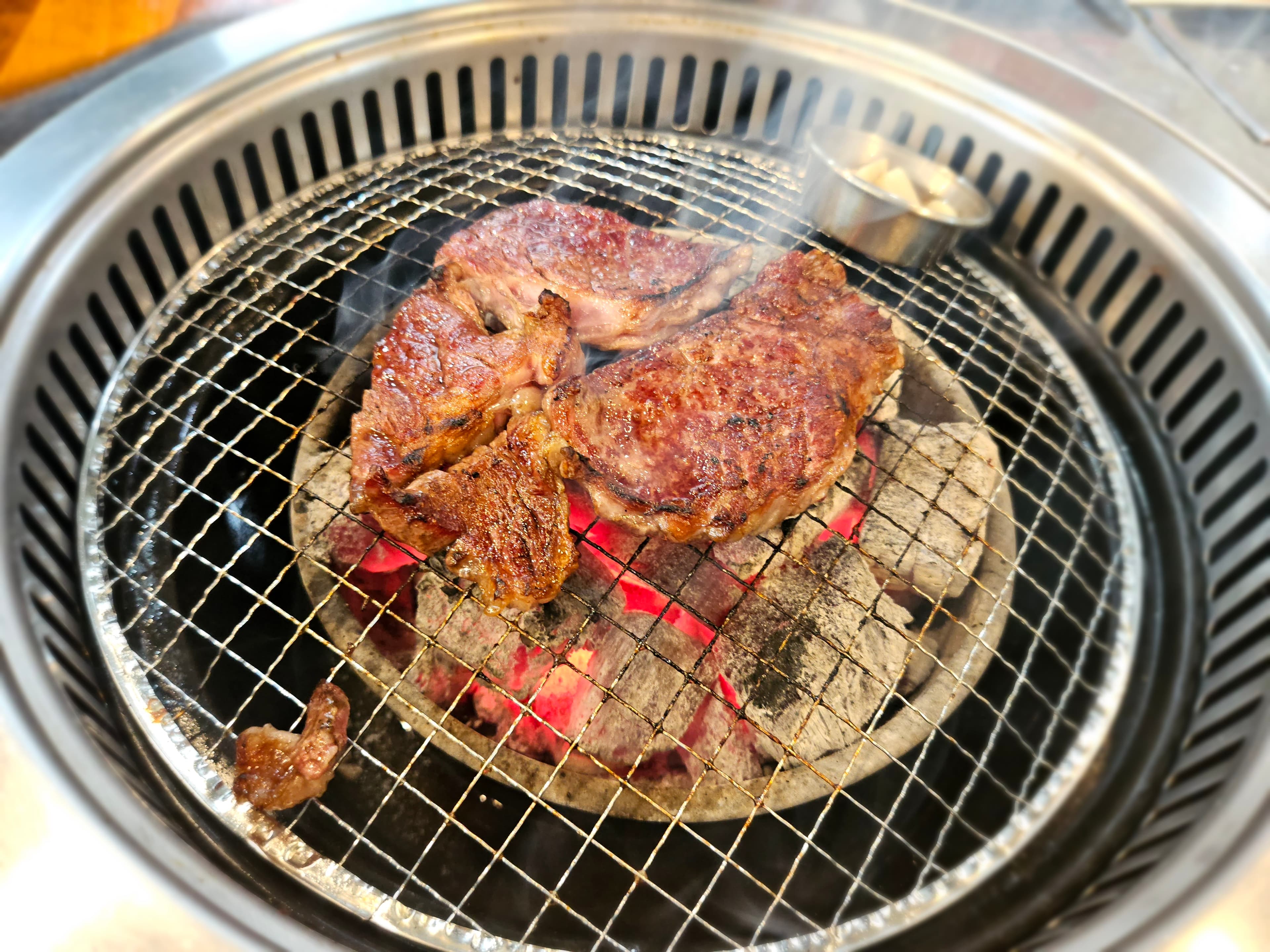 한우 숯불구이